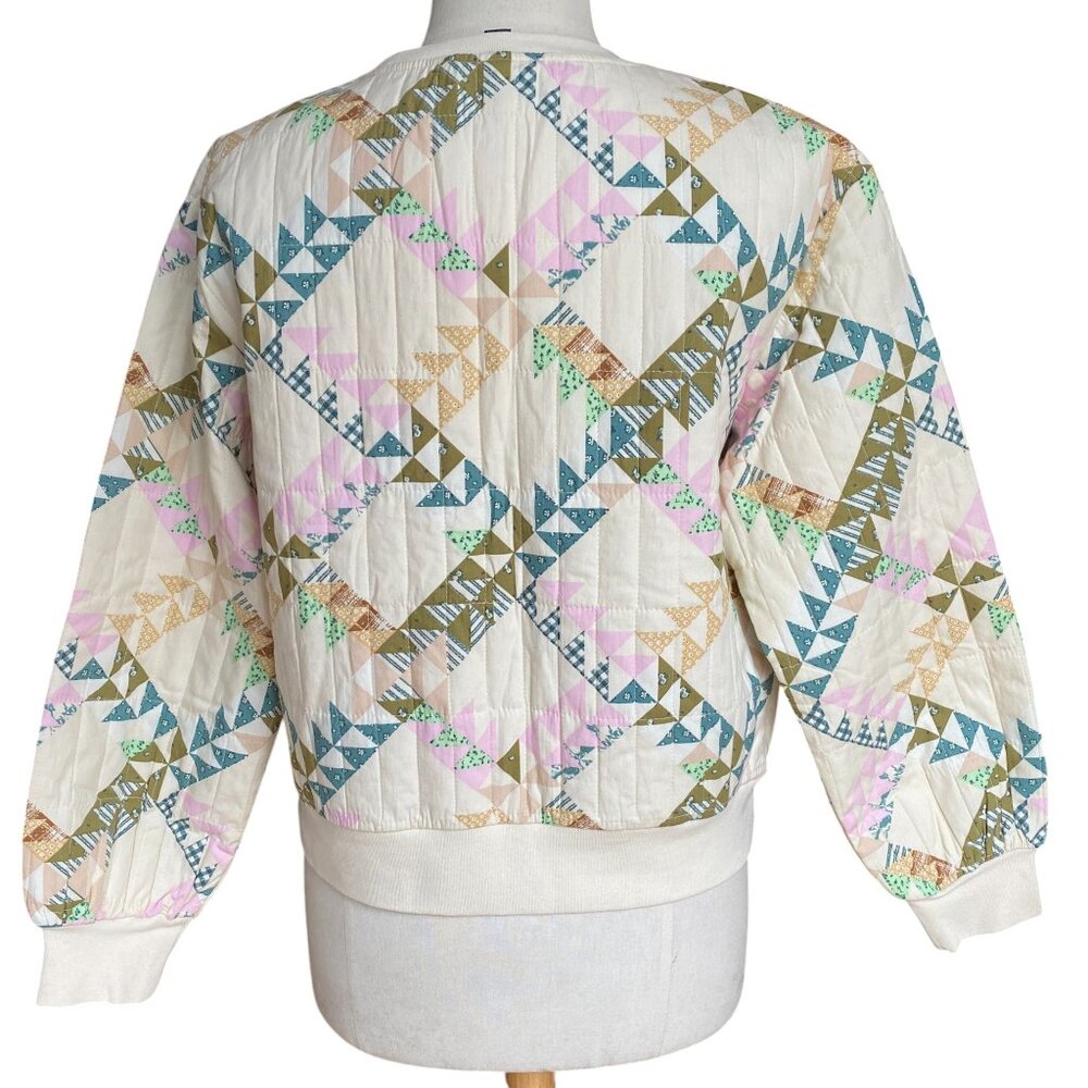 Nwot Universal Thread Patchwork Quilted Sweatshir… - image 8